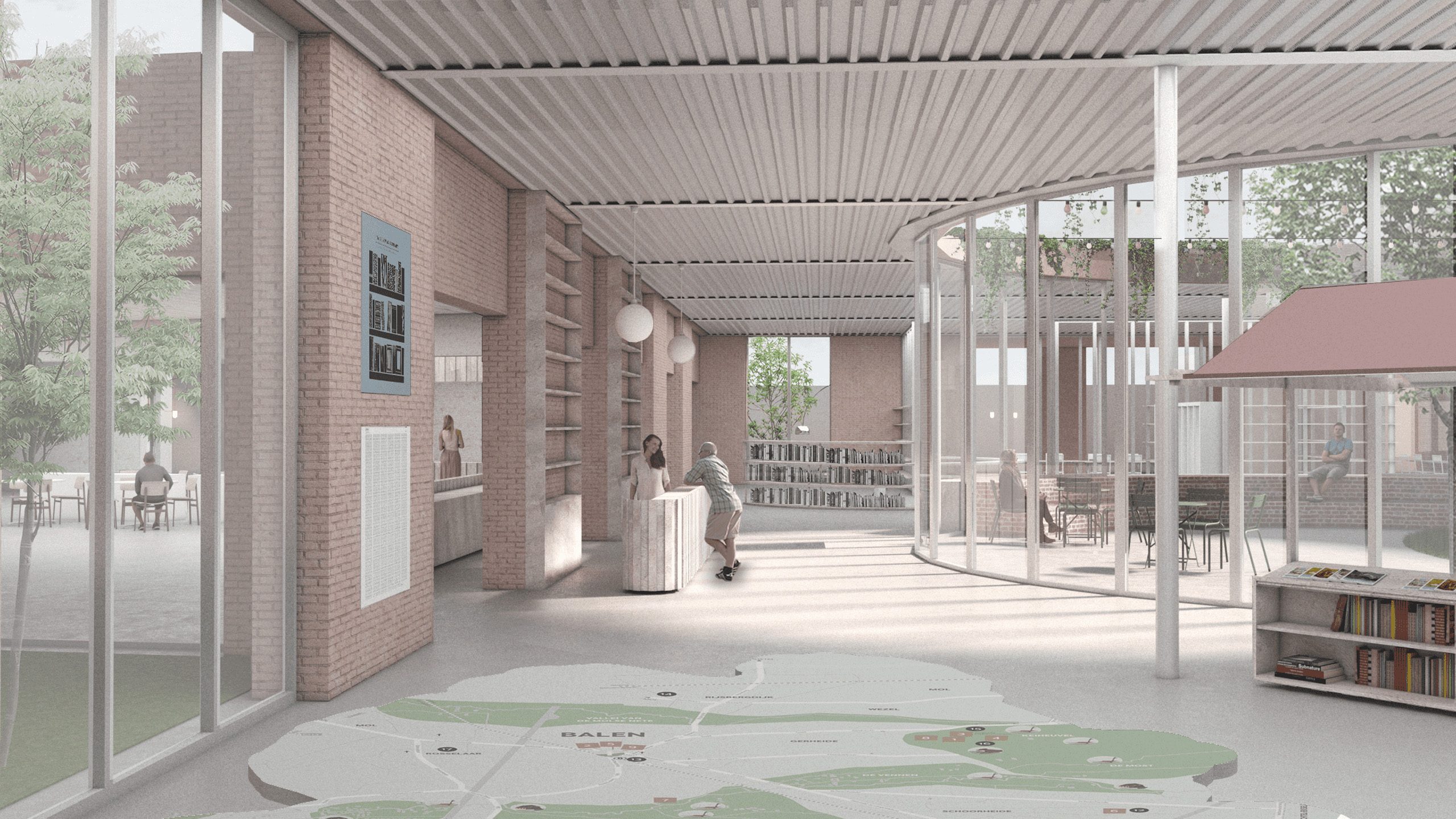 Studio Jan Vermeulen - competition de kruierie collage design architecture art Studio Jan Vermeulen, Architecture & Urbanism