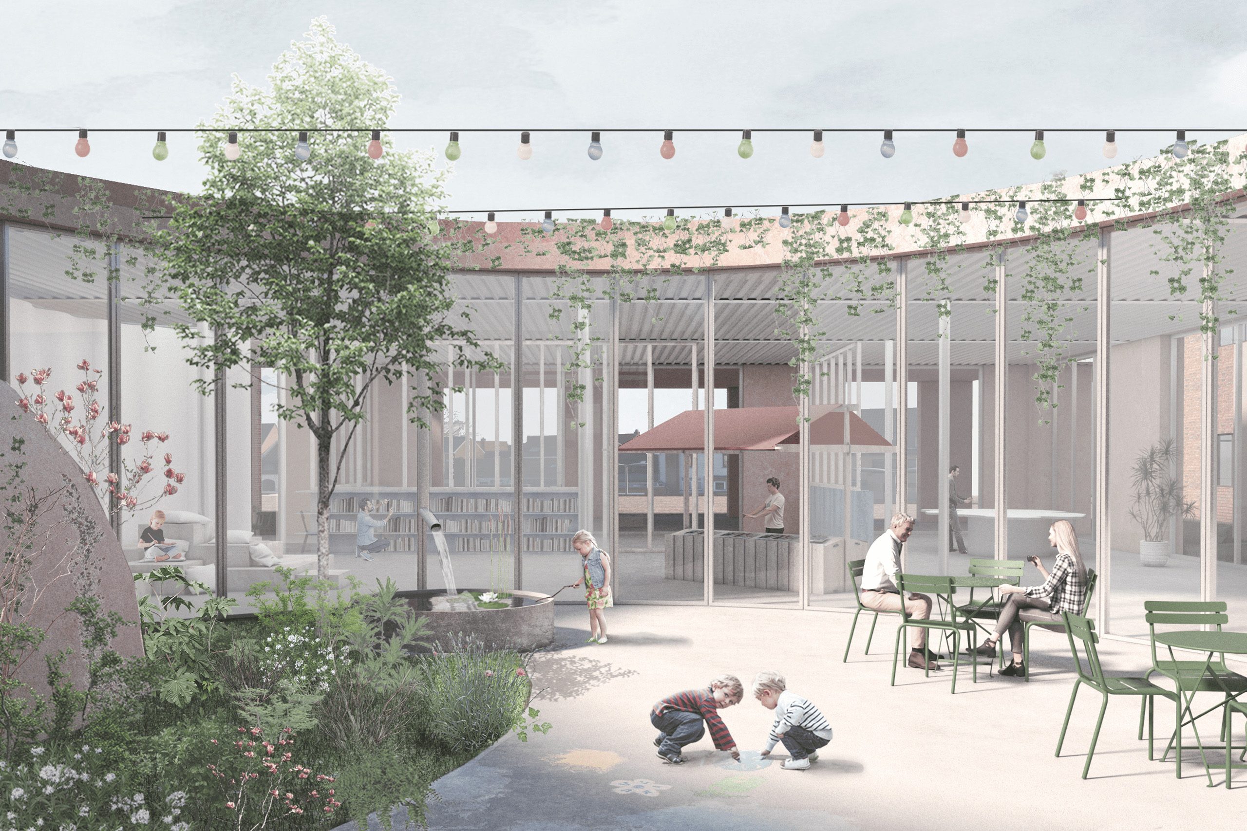 Studio Jan Vermeulen - competition de kruierie collage design architecture art Studio Jan Vermeulen, Architecture & Urbanism
