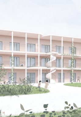 Studio Jan Vermeulen - care home bersel competition collage Studio Jan Vermeulen, Architecture & Urbanism