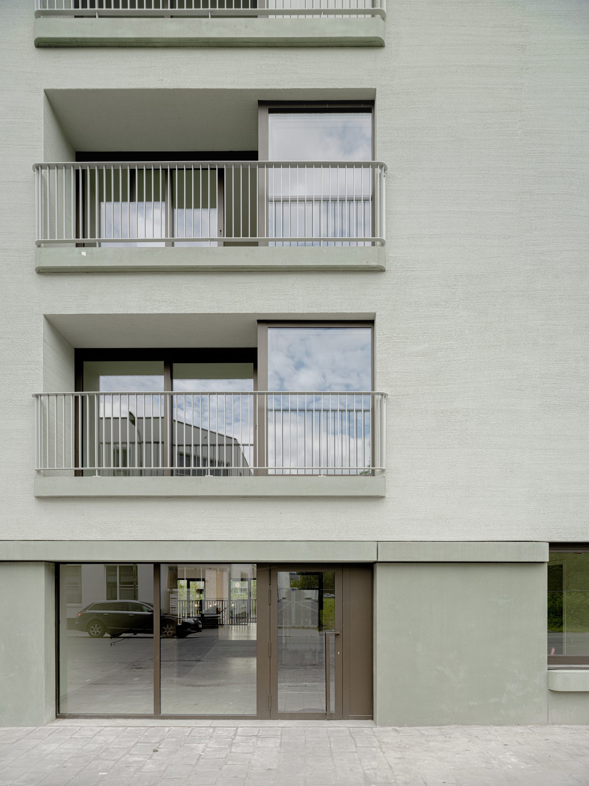Studio Jan Vermeulen - SOHO - 66 social housing units in Brussels residential building front facade Studio Jan Vermeulen, Architecture & Urbanism