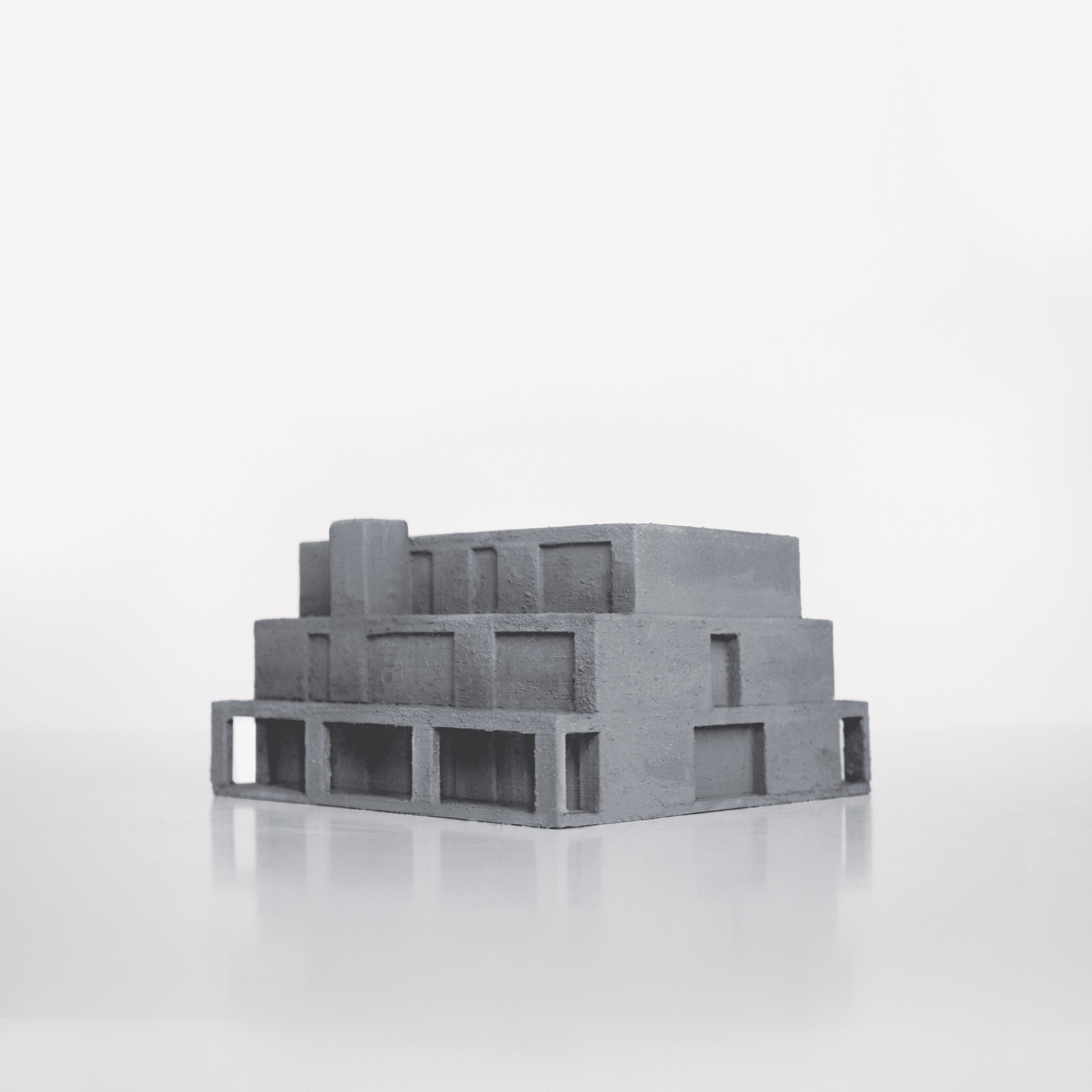 Studio Jan Vermeulen - private residential villa building model Studio Jan Vermeulen, Architecture & Urbanism