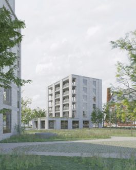Studio Jan Vermeulen - residential building keerdock mechelen collage 50 apartments site in Mechelen Studio Jan Vermeulen, Architecture & Urbanism