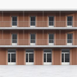 Studio Jan Vermeulen - muid project ghent community center care model architecture 3D collage render Studio Jan Vermeulen, Architecture & Urbanism