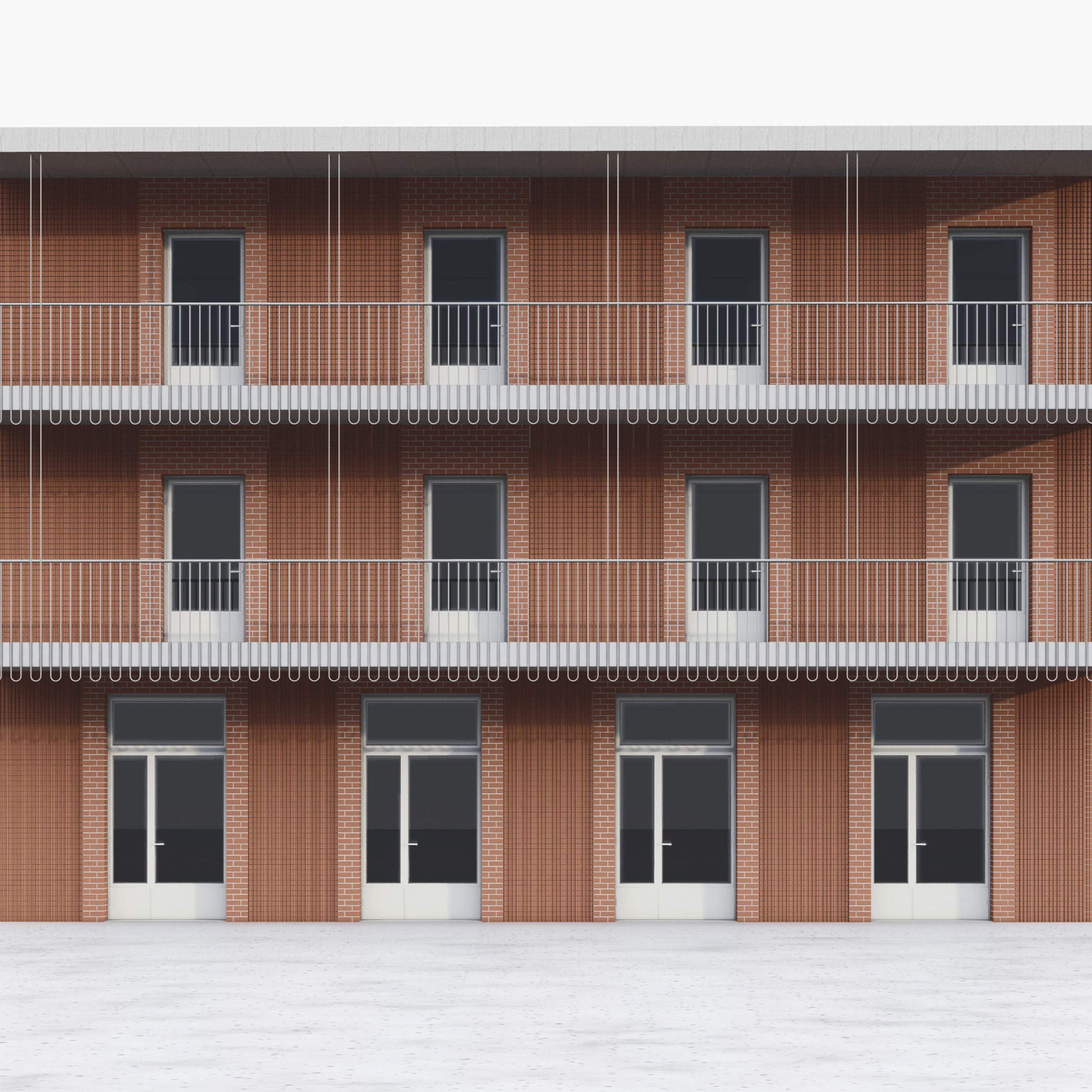 Studio Jan Vermeulen - muid project ghent community center care model architecture 3D collage render Studio Jan Vermeulen, Architecture & Urbanism