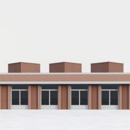 Studio Jan Vermeulen - muid project ghent community center care model architecture 3D collage render Studio Jan Vermeulen, Architecture & Urbanism