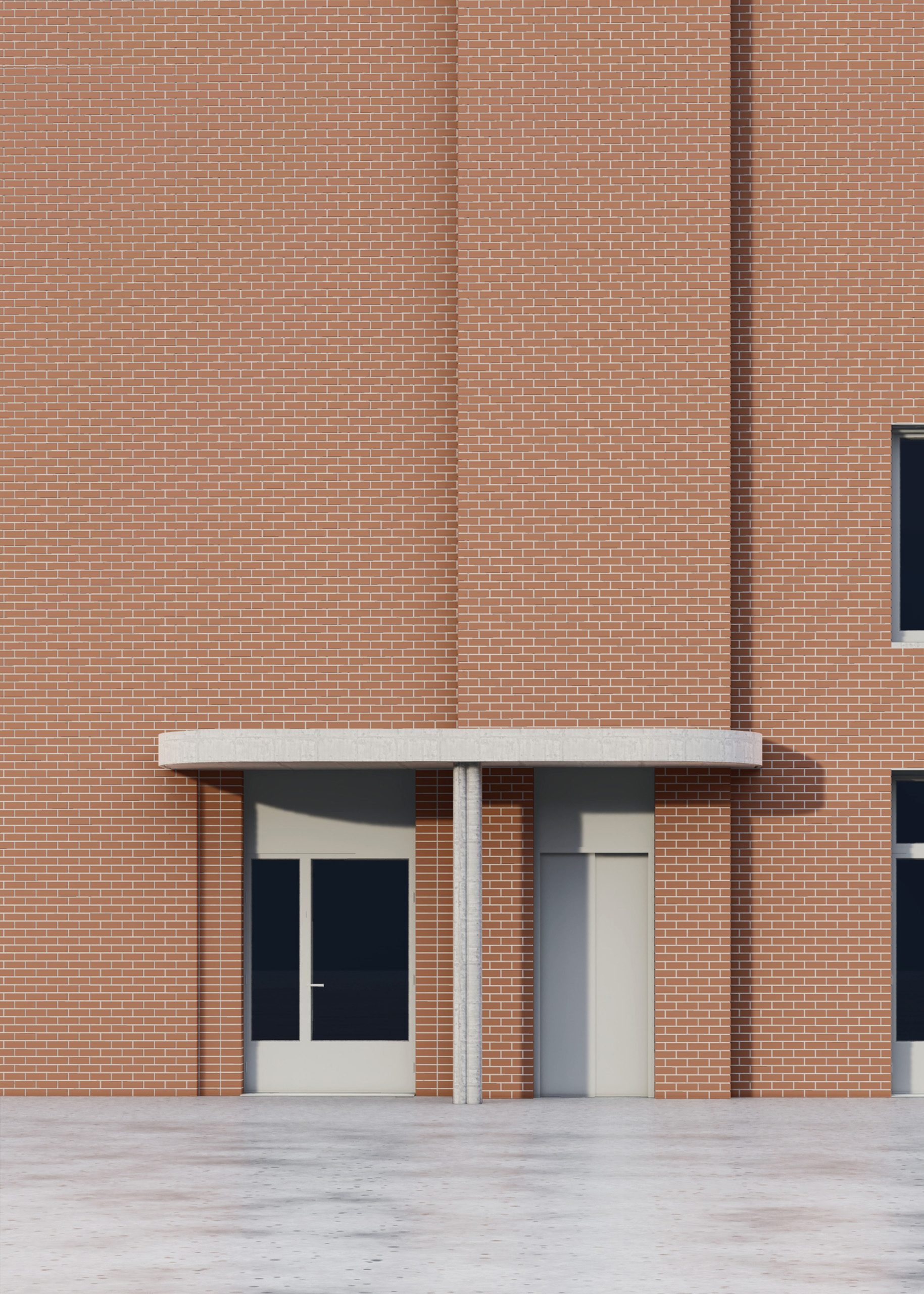 Studio Jan Vermeulen - muid project ghent community center care model architecture 3D collage render Studio Jan Vermeulen, Architecture & Urbanism