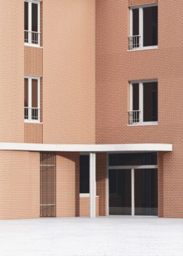 Studio Jan Vermeulen - muid project ghent community center care model architecture 3D collage render Studio Jan Vermeulen, Architecture & Urbanism