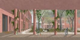 Studio Jan Vermeulen - redevelopment church community centre social housing surrounding collage competition Studio Jan Vermeulen, Architecture & Urbanism