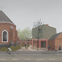 Studio Jan Vermeulen - redevelopment church community centre social housing surrounding collage competition Studio Jan Vermeulen, Architecture & Urbanism
