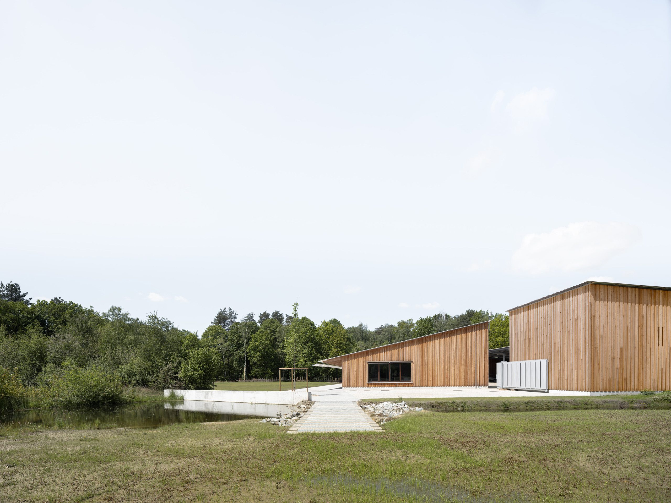 Studio Jan Vermeulen - Visitor center prinsenpark retie belgium timber building public Studio Jan Vermeulen, Architecture & Urbanism