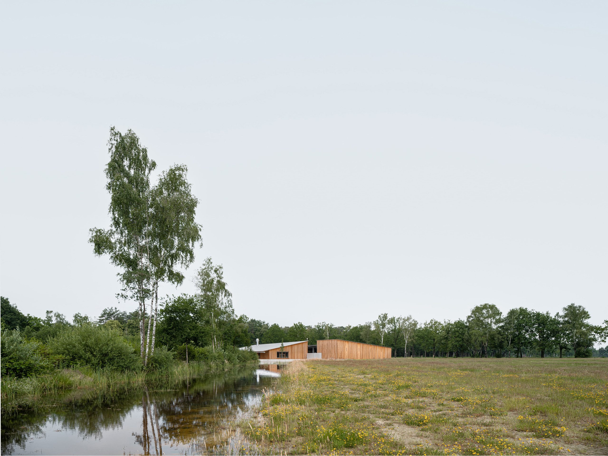 Studio Jan Vermeulen - Visitor center prinsenpark retie belgium timber building public Studio Jan Vermeulen, Architecture & Urbanism