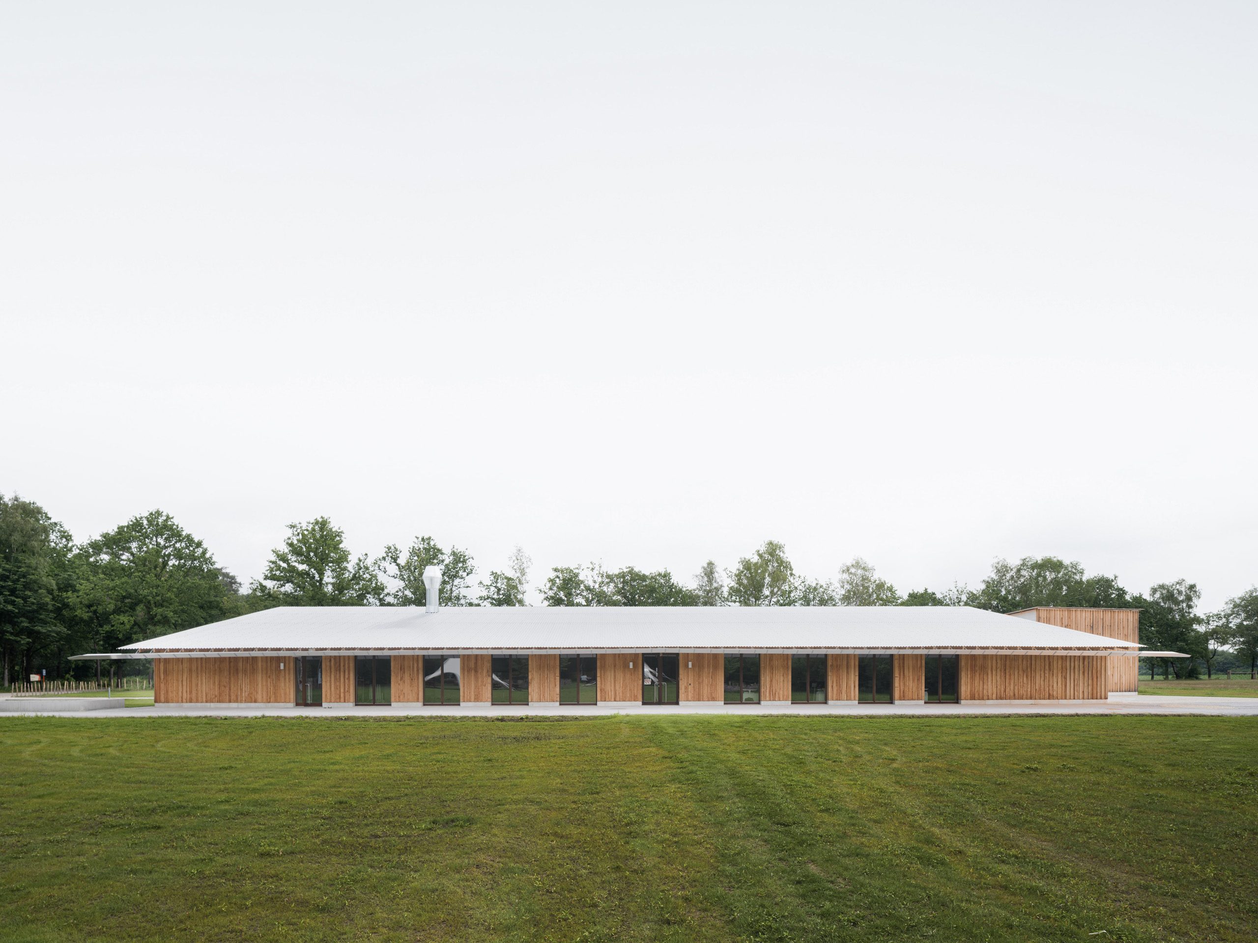 Studio Jan Vermeulen - Visitor center prinsenpark retie belgium timber building public Studio Jan Vermeulen, Architecture & Urbanism