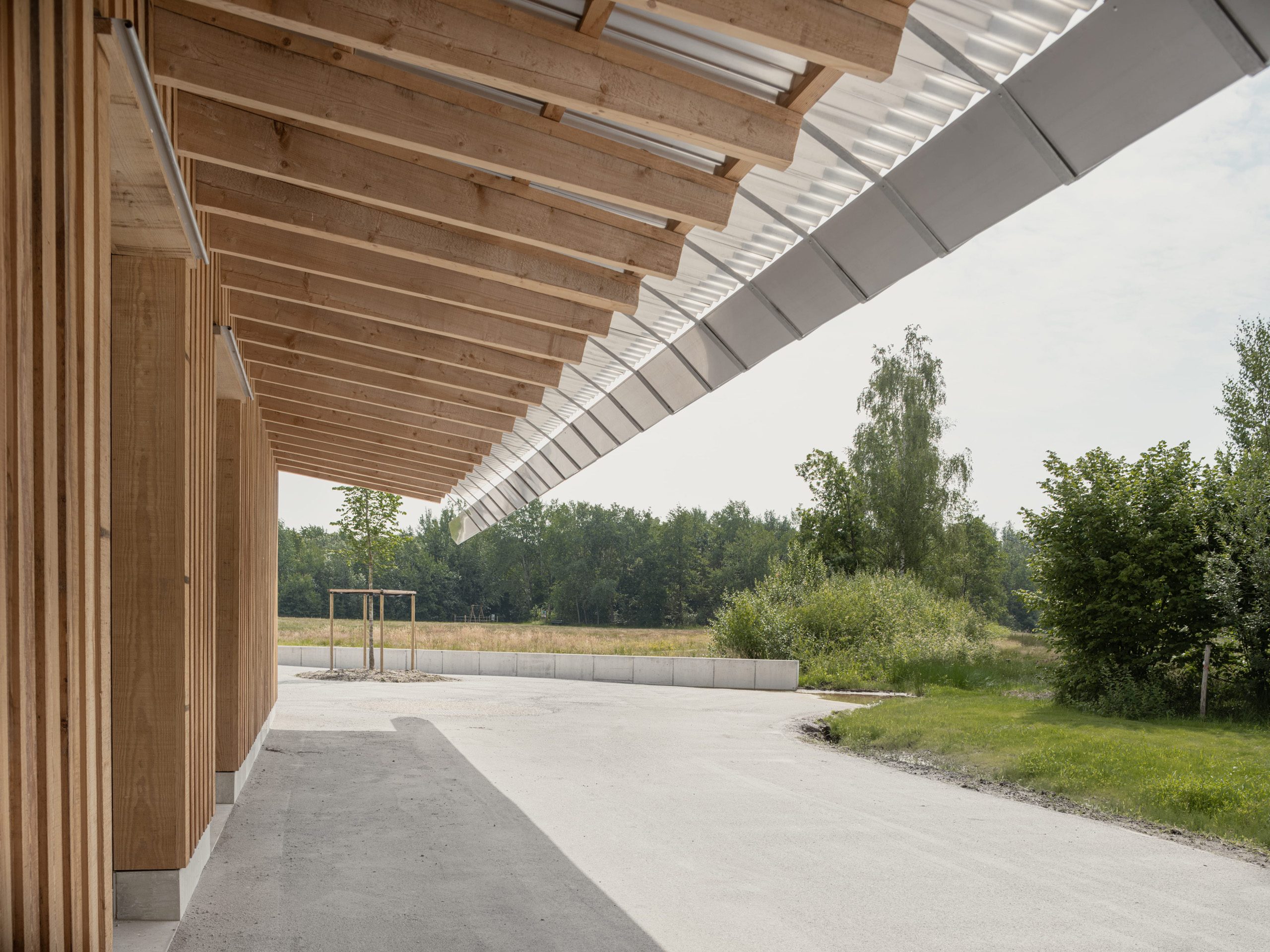 Studio Jan Vermeulen - Visitor center prinsenpark retie belgium timber building public Studio Jan Vermeulen, Architecture & Urbanism