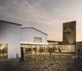 Renovation town hall construction community centre Studio Jan Vermeulen - Competition collage Wing Gemeenteplein Studio Jan Vermeulen, Architecture & Urbanism