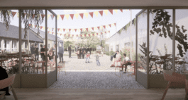 Renovation town hall construction community centre Studio Jan Vermeulen - Competition collage Wing Gemeenteplein Studio Jan Vermeulen, Architecture & Urbanism