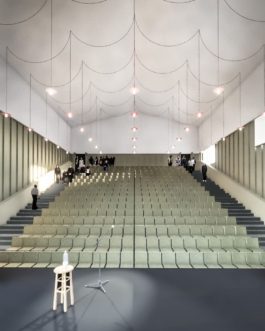 Renovation town hall construction community centre Studio Jan Vermeulen - Competition collage Wing Gemeenteplein Studio Jan Vermeulen, Architecture & Urbanism