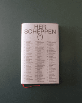 Studio Jan Vermeulen - Journal - Publication Her scheppen Studio Jan Vermeulen, Architecture & Urbanism