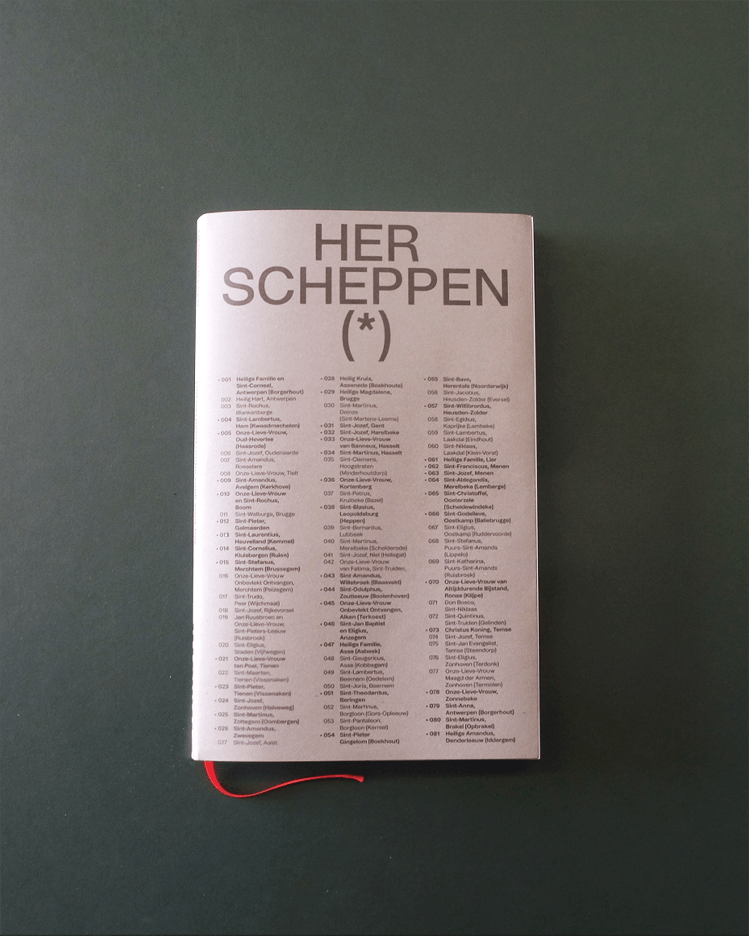 Studio Jan Vermeulen - Journal - Publication Her scheppen Studio Jan Vermeulen, Architecture & Urbanism