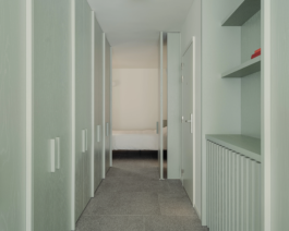 Studio Jan Vermeulen - appartement refurbishment renovation knokke green massieve timber furnitures bespoke Studio Jan Vermeulen, Architecture & Urbanism