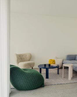 Studio Jan Vermeulen - appartement refurbishment renovation knokke green massieve timber furnitures bespoke Studio Jan Vermeulen, Architecture & Urbanism